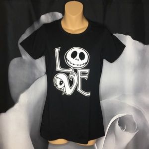 New Nightmare Before Christmas Jack and Sally Tee
